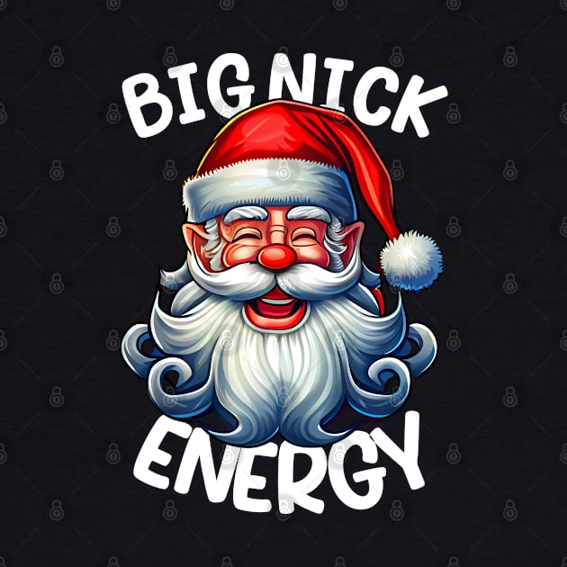 big nick energy sweatshirt, funny vintage santa claus funny ugly sweater by hadlamcom